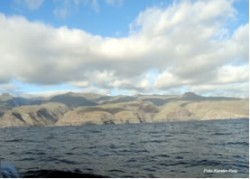 Reisebericht La Gomera meer küste wolken