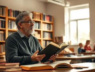 lernen im Klassenzimmer Lehrer mit Schülern