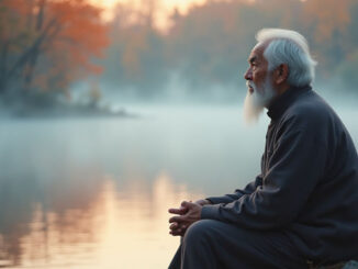 Moderne Heiltradition mit altem Wissen verkörpert in weisen Menschen