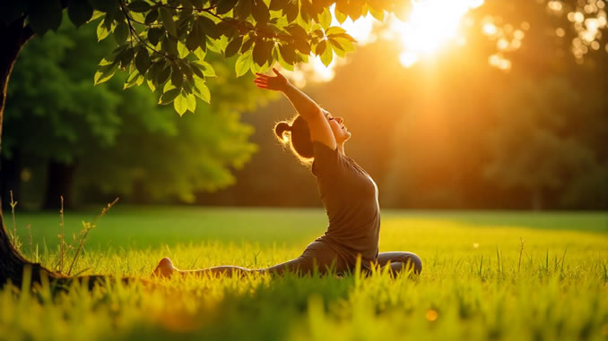 Ayurveda Tages Routine und Gesundheit