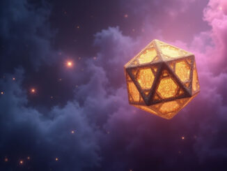 Dodekaeder im Licht der Wolken