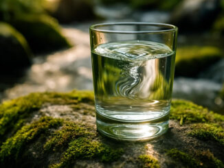 Heilkräfte des Lebendigen Wassers in einem Glas