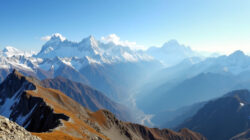 Altes Wissen Himalaya Bergpanorama