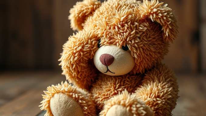 678-381-trauriger-Teddybaer-KI-NF Spätfolgen von sexuellem Missbrauch