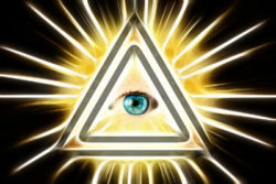 Leben im Neuen Bewusstsein Auge Dreieck Strahlen Wahrheit Leben neuen Bewussstsein eye