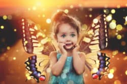 Zauber-Magie-Fantasie-Kindheit-Schmetterling-child