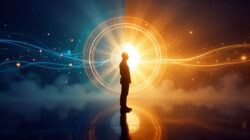 Lebensrichtung Übergang eines Mannes