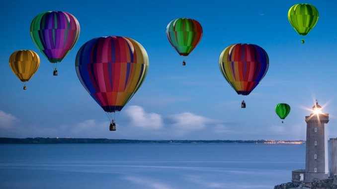 das Offensichtliche Heißluftballons balloons