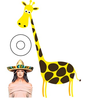 giraffe sombrero
