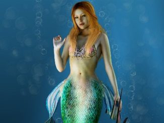frau nixe wassergeist mermaid