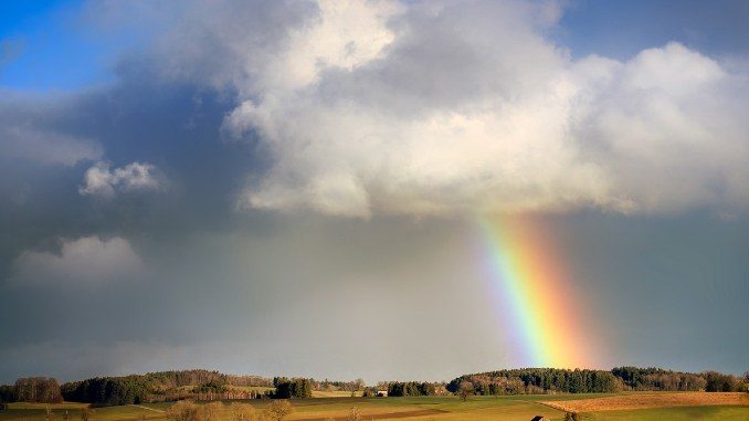 feld wolke rainbow
