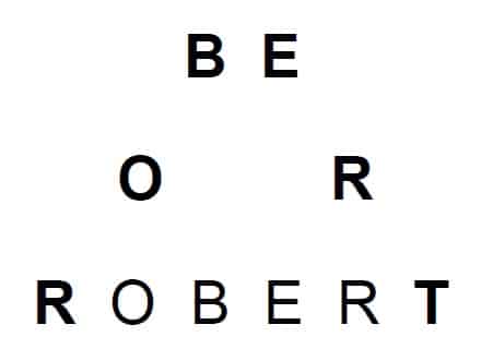 Buchstaben Alphabet Robert