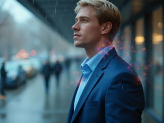 Spiritualität selbstbewusst leben zeigt ein Mann