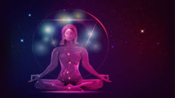Berufliche Astrologie meditation frau sterne