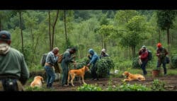 retten Menschen Tiere und Bäume