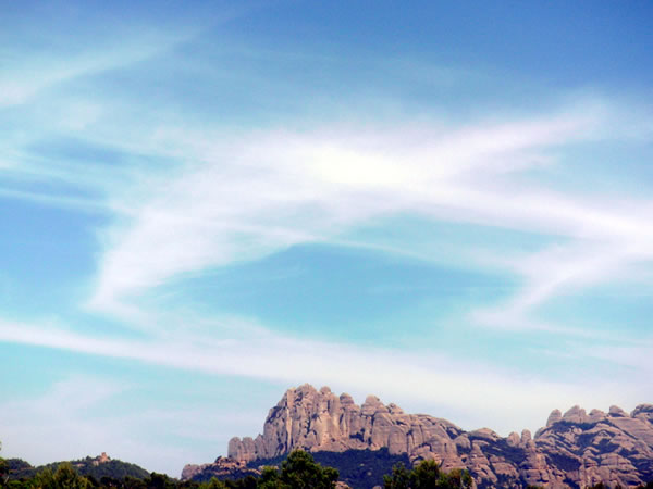 Naturpark Montserrat Wolkenformation Matthias Busch