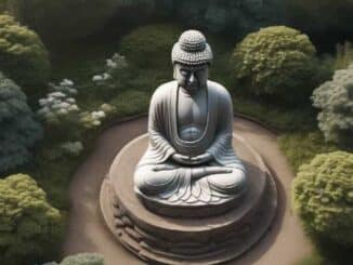 Buddha Statue in der Natur