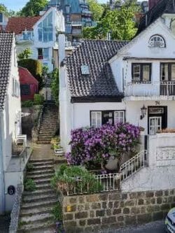 Gasse in Blankenese Hamburg