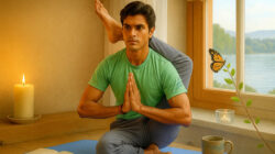 Yoga-Philosophie zeigt sich in den Positionen