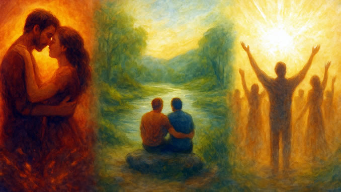 Formen der Liebe Eros, Philia und Agape