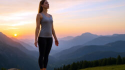 Asanas Tadasana Bergstellung
