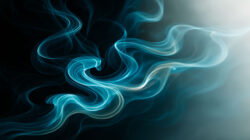 Verdampfer Türkisfarbener Dampf bzw. Rauch