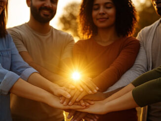 Spiritualität verbindet eine Gruppe von Menschen