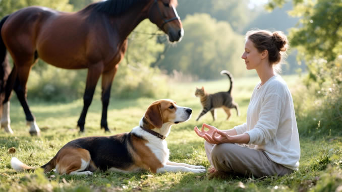 Wie ein Tiergespräch zum Ritual wird
