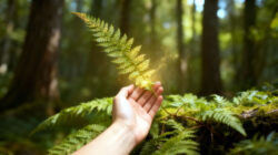 Pflanzen reagieren auf Emotionen wie dieser Farn auf Berührung