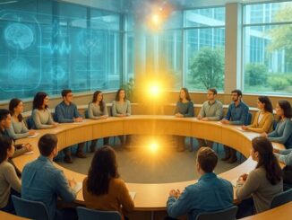 Universitäten Studenten erleben während der Vorlesung Spiritualität