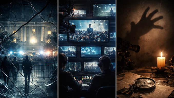 Collage zu Macht und Machtergreifung