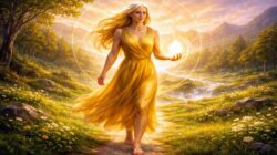 Innere Sicherheit - Frau bringt Licht in die Welt