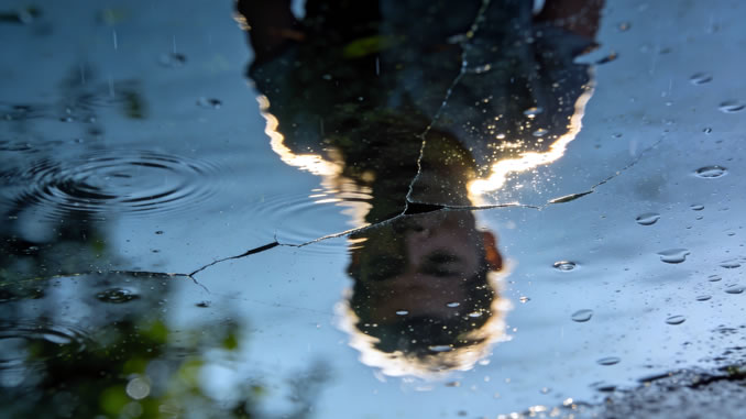 Spiegelbild im Wasser