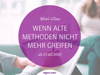 Banner Ingrid Auer Mini Class alte Methoden