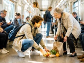 Hilfsbereitschaft in der U-Bahn