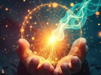 Hände voller Licht und Liebe