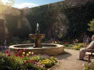 Kontemplation im Klostergarten