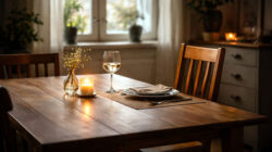 Lonely Death - gedeckter Tisch ohne Person