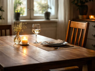 gedeckter Tisch ohne Person