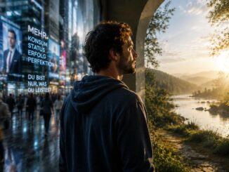 Zwei Welten: Konsum und Natur