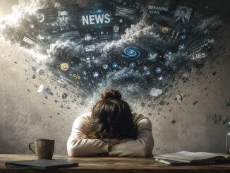 Sturm der Information und Erschöpfung