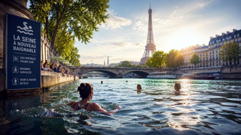 Sommerliche Stimmung an der Seine