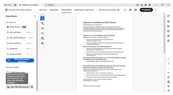 PDF Übersetzer Das Dokument wird zum Übersetzen hochgeladen.