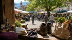 Entspiritualisierung bedeutet hier nicht, Spiritualität abzulegen Marktstraße mit Entspannungsmoment