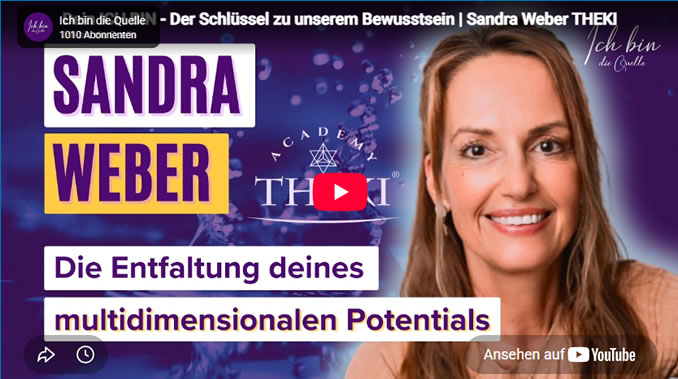 Foto zum Video: Dein ICH BIN - Der Schlüssel zu unserem Bewusstsein | Sandra Weber THEKI