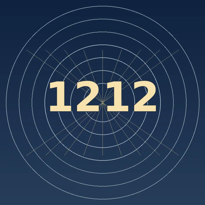 Engelszahl 1212 – Bewusstsein, Verbindung und Neubeginn Engelszahl 1212 Bedeutung: goldene Ziffern und geometrische Kreise